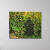Lane in Public Garden, Arles van Vincent van Gogh Canvas Afdruk (Voorkant)