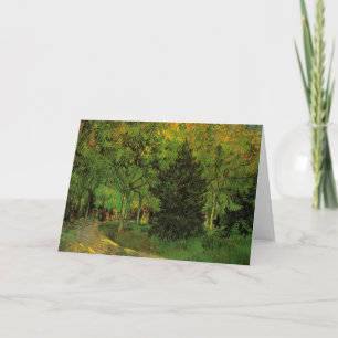 Lane in Public Garden, Arles van Vincent van Gogh Kaart