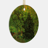 Lane in Public Garden, Arles van Vincent van Gogh Keramisch Ornament (Rechts)