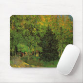 Lane in Public Garden, Arles van Vincent van Gogh Muismat (Met muis)