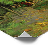 Lane in Public Garden, Arles van Vincent van Gogh Poster (Hoek)