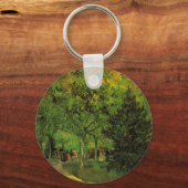 Lane in Public Garden, Arles van Vincent van Gogh Sleutelhanger (Voorkant)