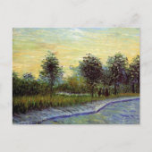 Lane in Voyer d'Argenson Park door Vincent van Gog Briefkaart (Voorkant)