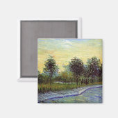 Lane in Voyer d'Argenson Park door Vincent van Gog Magneet (Voorkant / Achterkant)