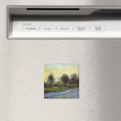 Lane in Voyer d'Argenson Park door Vincent van Gog Magneet (Insitu (Vaatwasser))