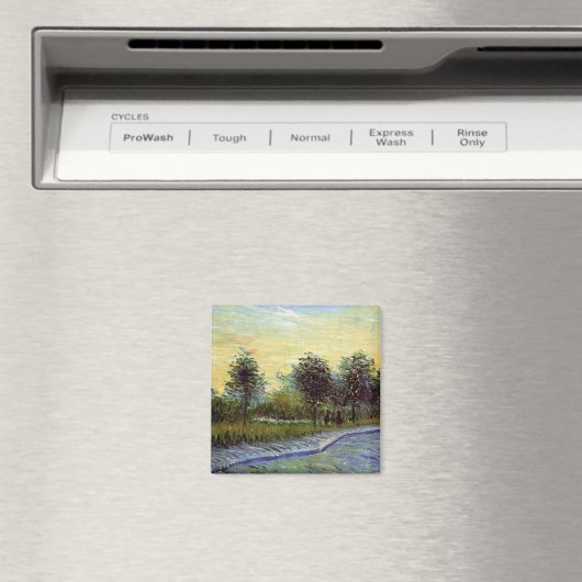 Lane in Voyer d'Argenson Park door Vincent van Gog Magneet (Insitu (Vaatwasser))