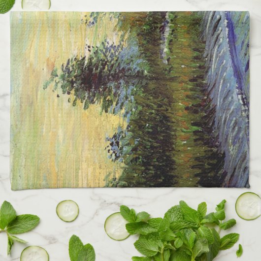 Lane in Voyer d'Argenson Park door Vincent van Gog Theedoek (Gevouwen)