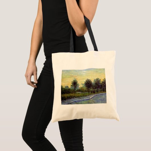 Lane in Voyer d'Argenson Park door Vincent van Gog Tote Bag (Voorkant (product))