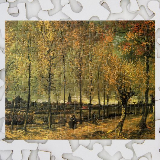 Lane met Poplars van Vincent van Gogh Legpuzzel