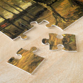 Lane met Poplars van Vincent van Gogh Legpuzzel (Zijkant)