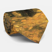 Lane met Poplars van Vincent van Gogh Stropdas (Opgerold)