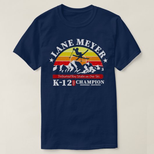 LANE MEYER K12 CHAMPION SKIING SPORT GIFT T-SHIRT (Design voorkant)
