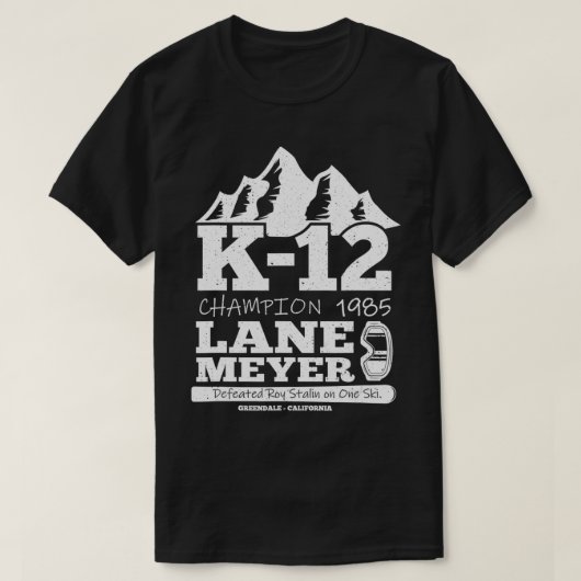 LANE MEYER K12 CHAMPION T SKI SPORT GIFT T-SHIRT (Design voorkant)