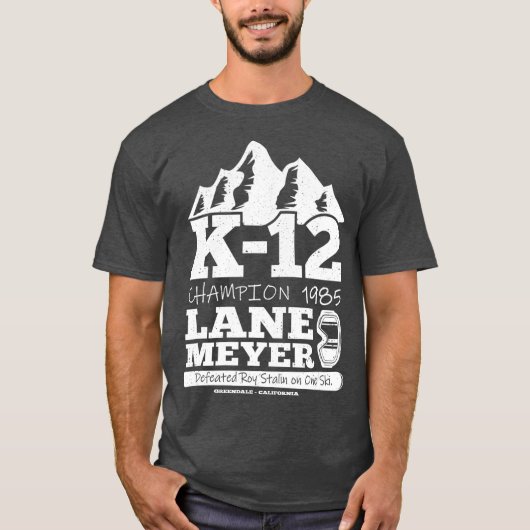 LANE MEYER K12 CHAMPION T SKI SPORT GIFT T-SHIRT (Voorkant)