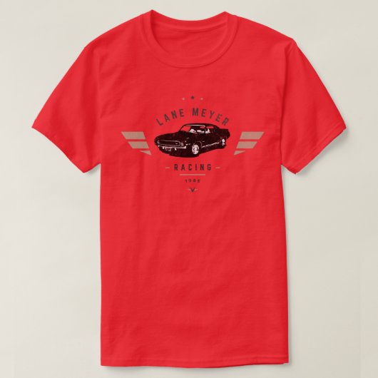 Lane Meyer Racing 1985 T-shirt (Design voorkant)