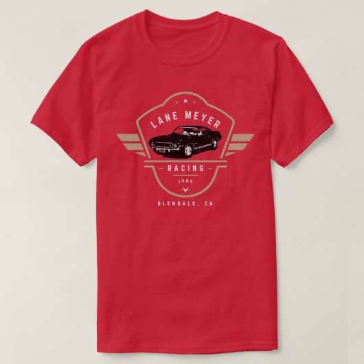 Lane Meyer Racing 1985 T-shirt (Design voorkant)
