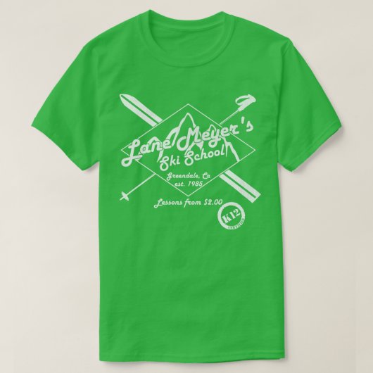 Lane Meyer Ski School T-shirt (Design voorkant)