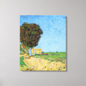 Lane Near Arles van Vincent van Gogh Canvas Afdruk (Voorkant)