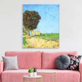 Lane Near Arles van Vincent van Gogh Canvas Afdruk (Insitu (Woonkamer))