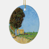 Lane Near Arles van Vincent van Gogh Keramisch Ornament (Rechts)