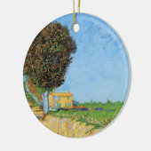 Lane Near Arles van Vincent van Gogh Keramisch Ornament (Links)