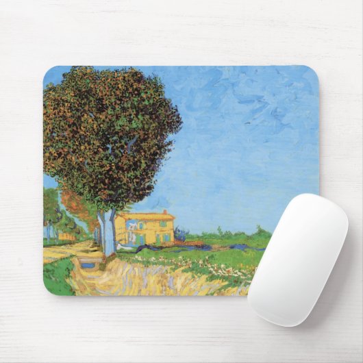 Lane Near Arles van Vincent van Gogh Muismat (Met muis)