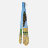 Lane Near Arles van Vincent van Gogh Stropdas (Achterkant)