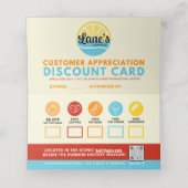 Lane's Lemonade Loyalty Kaart (Binnenkant ongevouwen)