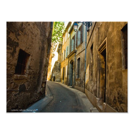 Lanes of Provence Foto Afdruk (Voorkant)