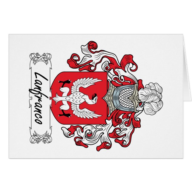 Lanfranco Family Crest (Voorkant Horizontaal)