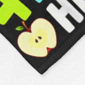 Lang 3e leerjaar leuk geweest opgelet 4e leerjaar fleece deken (Hoek)