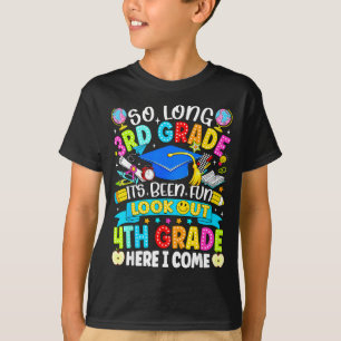 Lang 3e leerjaar leuk geweest opgepast 4e leerjaar t-shirt