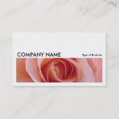 Lang Afbeelding 058 - Roze Roos Visitekaartje (Voorkant)