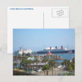 LANG BEACH, CA BRIEFKAART #1 (Voorkant / Achterkant)
