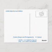 LANG BEACH, CA BRIEFKAART #1 (Achterkant)