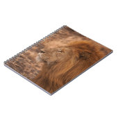 LANG BEHEERDE LION NOTITIEBOEK (Linkerzijde)
