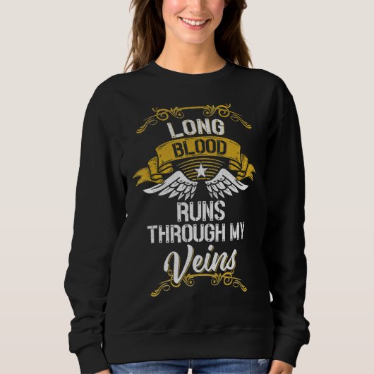 Lang bloed loopt door mijn aderen trui (Voorkant)