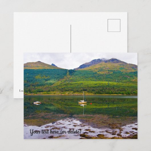 Lang, Briefkaart van Arrochar (Voorkant / Achterkant)