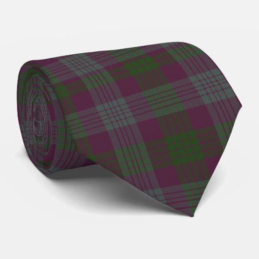 Lang Clan Tartan Stropdas (Opgerold)