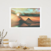 LANG DE NILE-AFDRUKKING POSTER (Keuken)