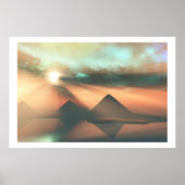 LANG DE NILE-AFDRUKKING POSTER (Voorkant)