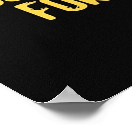 Lang en Bedankt voor de grappige viswetenschap Poster (Hoek)