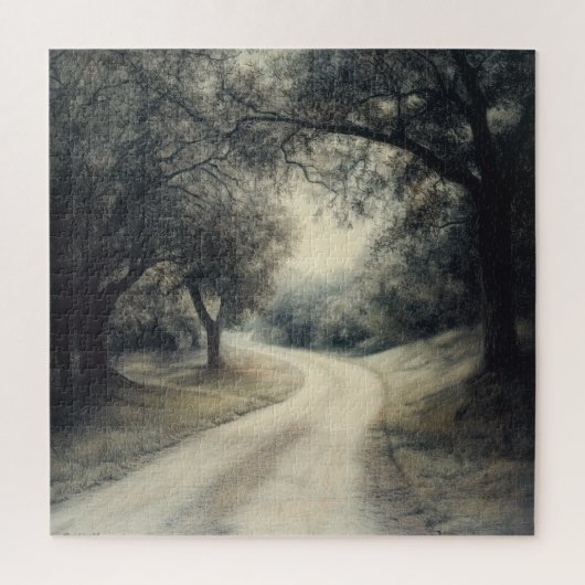 Lang en bochtig wegenplan Sketch Legpuzzel (Verticaal)