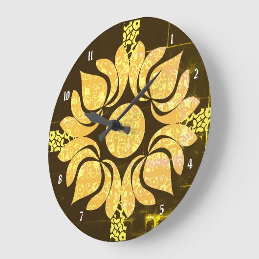 Lang geleden acrylwand grote klok (Hoek)