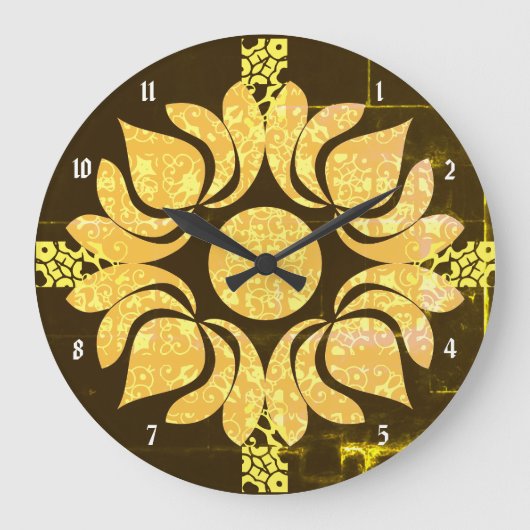 Lang geleden acrylwand grote klok (Voorkant)