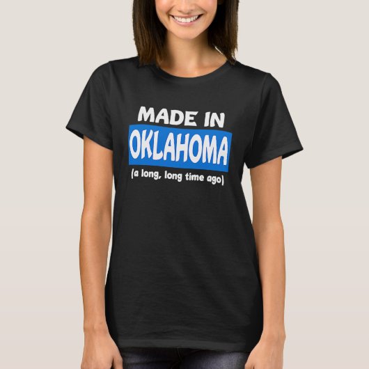 Lang geleden in Oklahoma T-shirt (Voorkant)