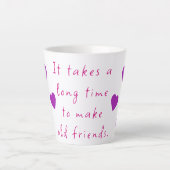 Lang geleden, oude vrienden Mok (Voorkant)