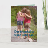 LANG GELEDEN VRIENDEN BEDANKKAART (Voorkant)