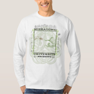 Lang gesleept t-shirt met de Miskatonic University
