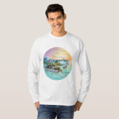 Lang gestroomlijnd T-shirt - met KCC National Logo (Voorkant volledig)